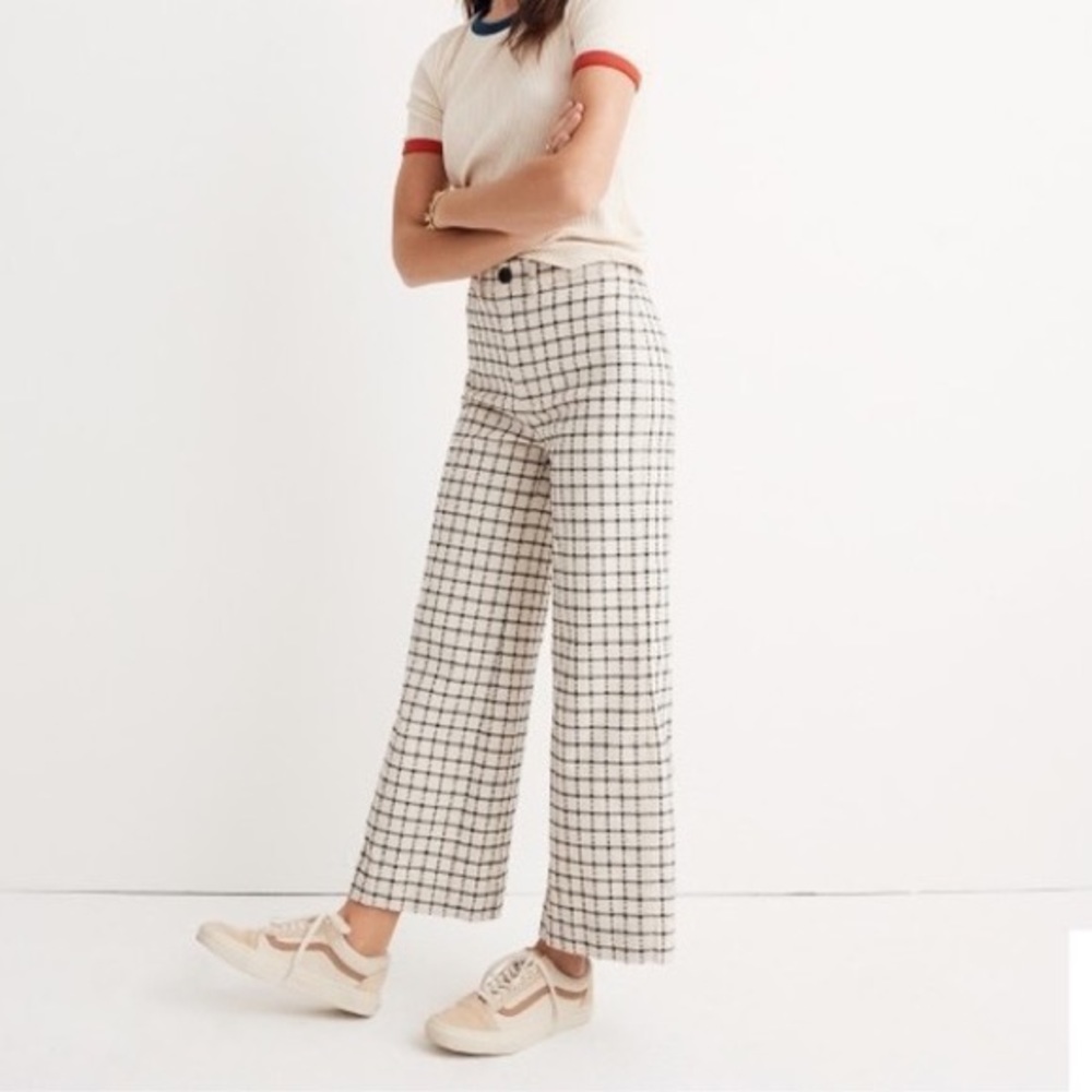 Emmett Wide-Leg Crop Pants, Size 26 TALL